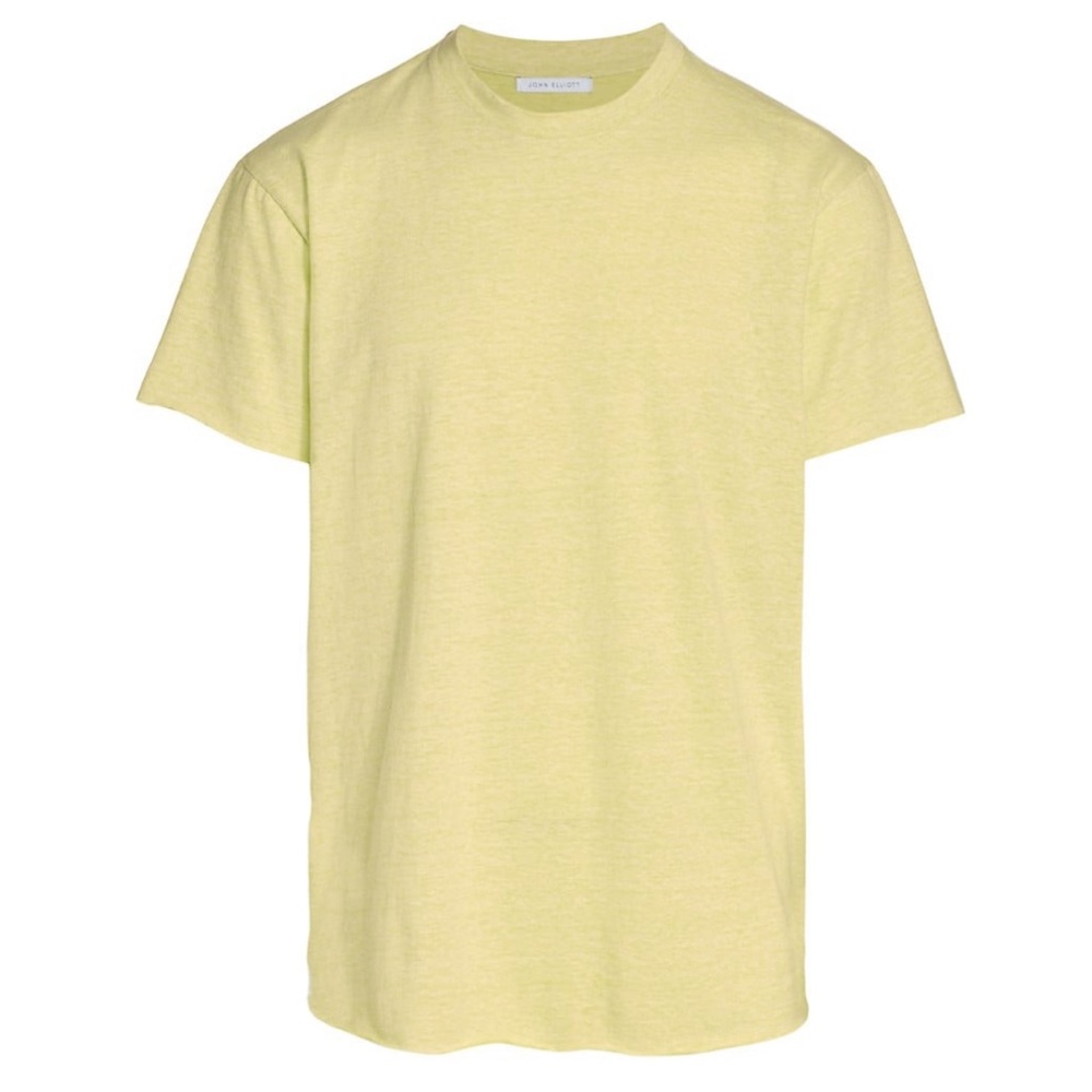 John Elliott Men’s Yellow Anti-Expo Crewneck T-Shirt